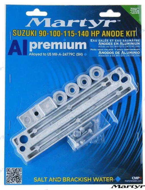 SUZUKI 90-140 KIT ANODES