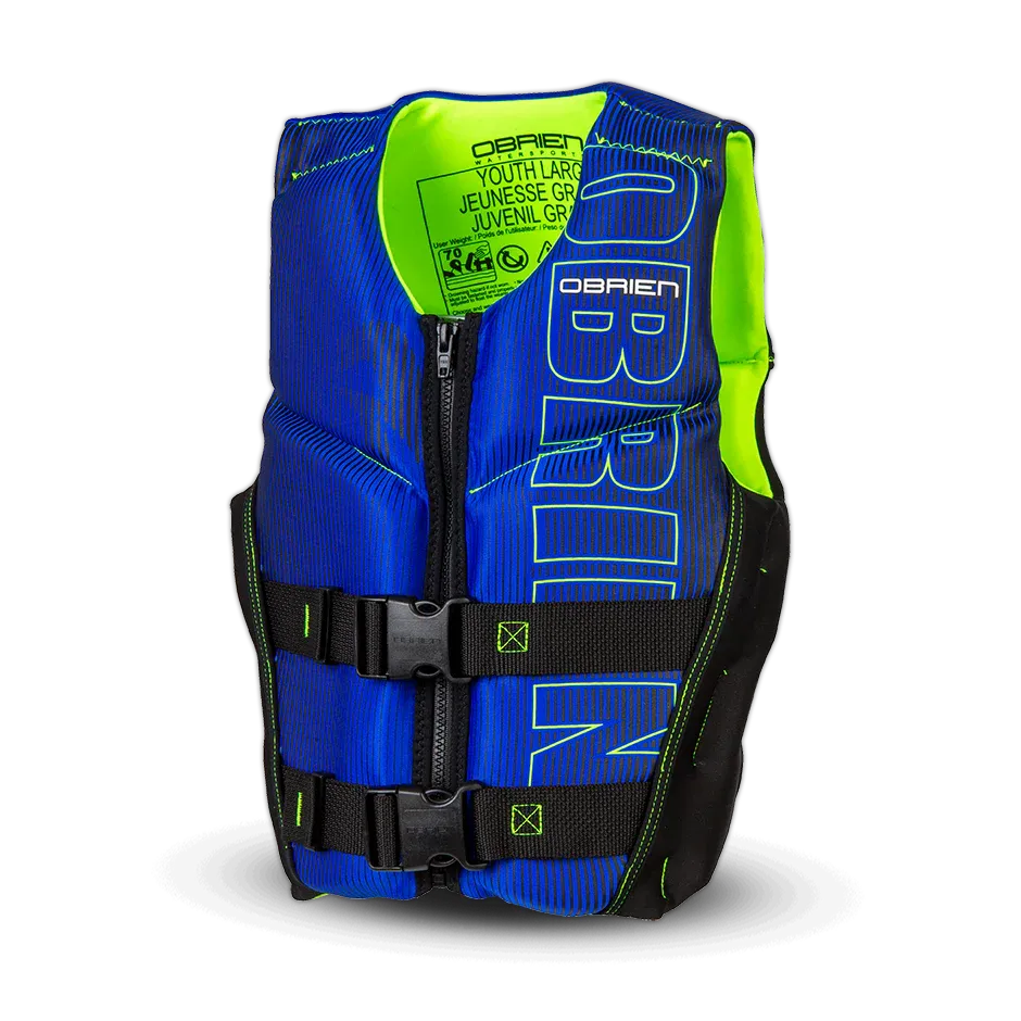 O'Brien Youth Flex V-Back Life Jackets - Blue