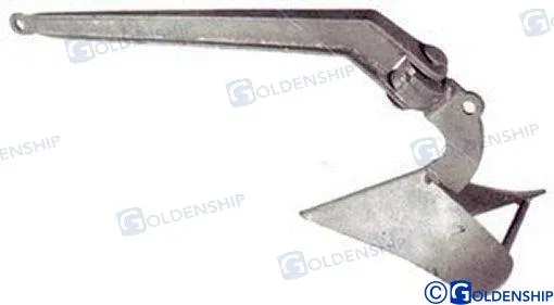 PLOUGH ANCHOR HOT D. GALV. 5 KG