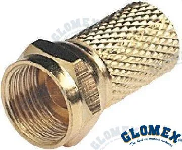 CONECTOR F MACHO GOLD PARA RG6 Y RG59