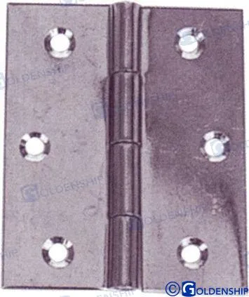 DOOR HINGE INOX  0,6MM  40X50 MM (2)
