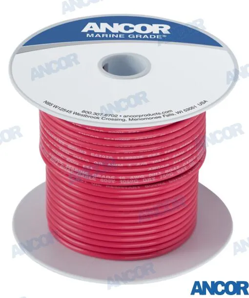 BATTERY CABLE  6AWG (13MM²) RED 100FT