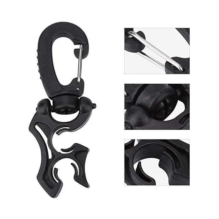 Innovative Scuba Concepts Plastic Dual Hose Clip