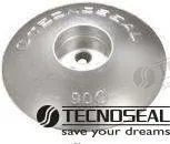 SINGLE ANODE IN ZINC ALLOY FOR RUDDER