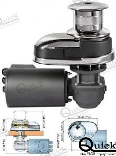 WINDLASS VERTICAL 1000W 12V C/C