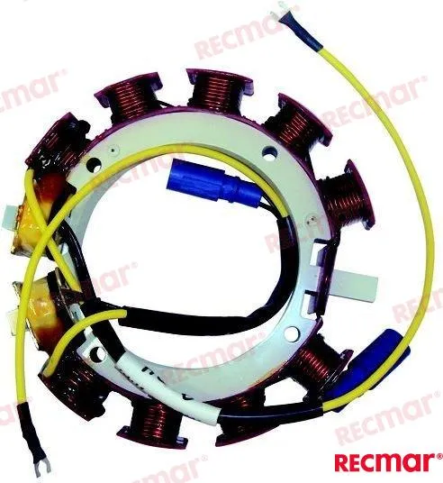 J&E STATOR - 6/8 CYL. (35 AMP)