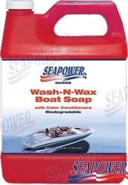 SEAPOWER WASH-N-WAX SOAP 5 LT.