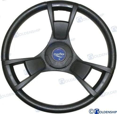 STEERING WHEEL PISMO BLACK - 350 MM