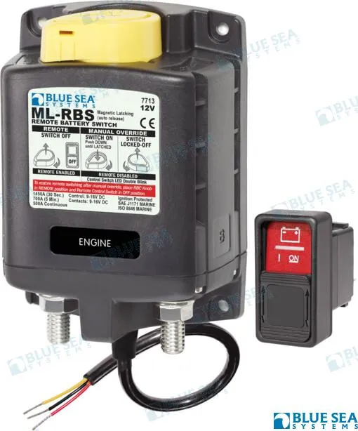 ML-RBS REMOTE BATTERY SWITCH 12 V W/BS21