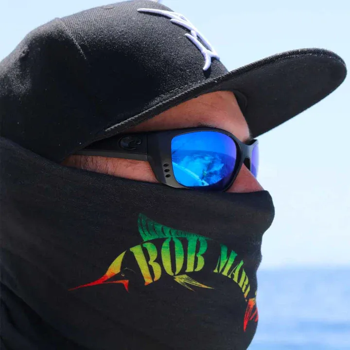 Face Shield Black Rasta