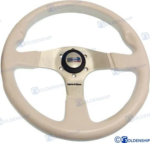 STEERING WHEEL ATLANTIC 350 MM. WHITE