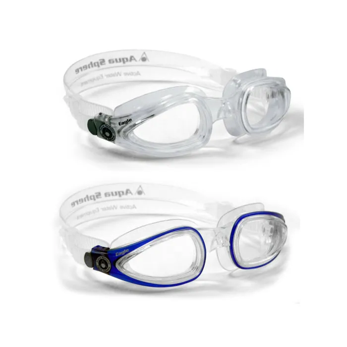 Aquasphere EAGLE  Clear Lens - Blue Adult Goggles