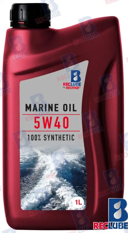 MARINE ENGINE OIL  100% SYNT. 5W40-1 X6