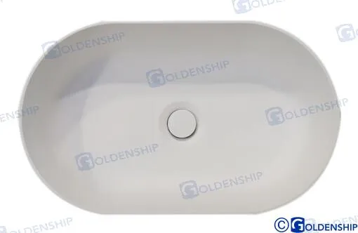 SINK SEMI-OVAL 450X260 MM