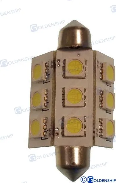 BULB FESTOON 9LED 2W 10/30V