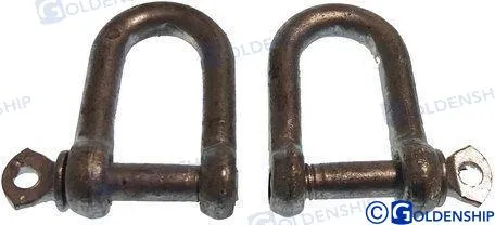 DEE SHACKLE HOT D. GALV. 6MM (PACK 2)