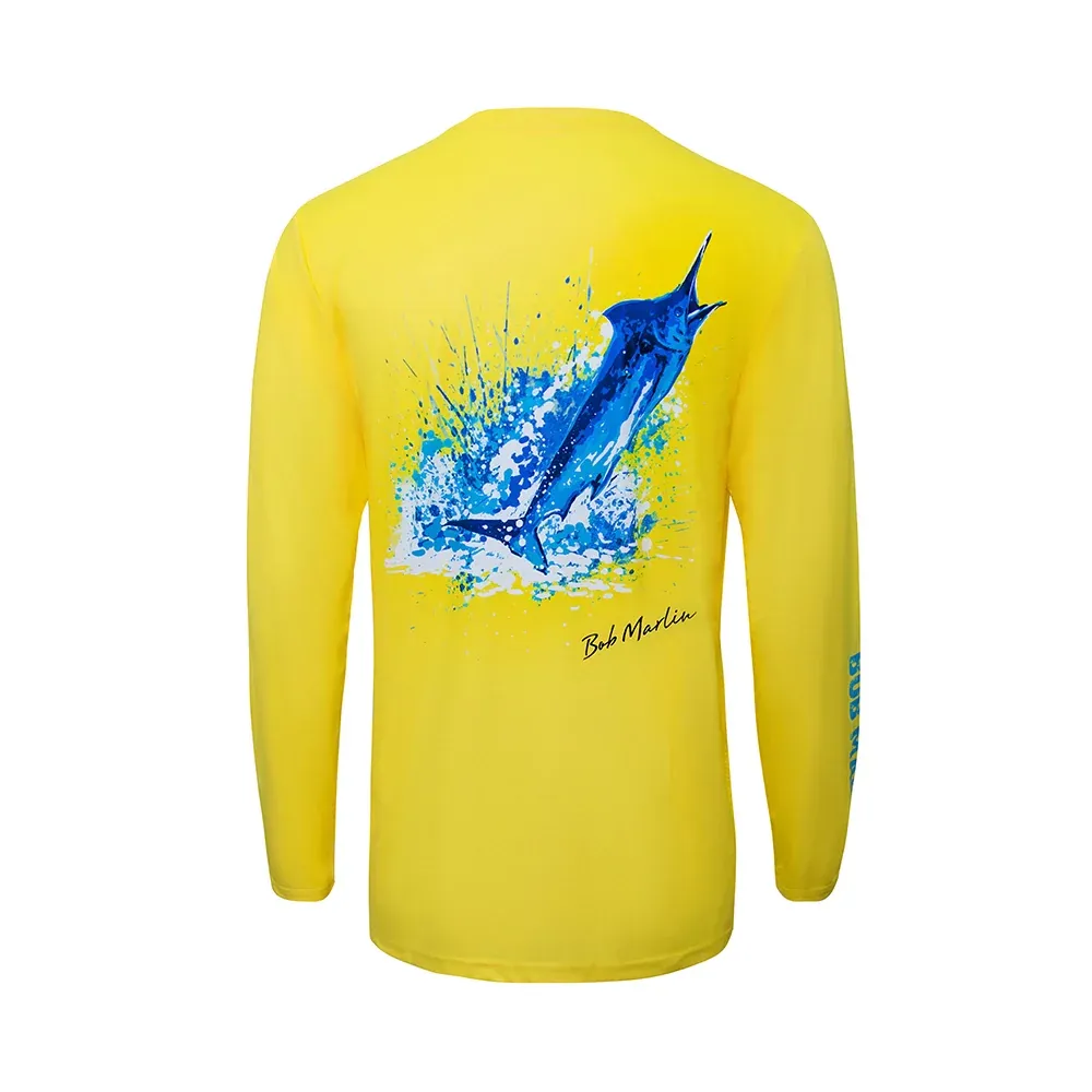 Performance Shirt Ocean Marlin Yellow - Youth