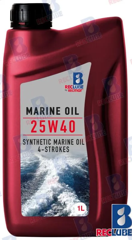 ACEITE MARINO 25W40 MEZCLA SINT.4T 6X1LT