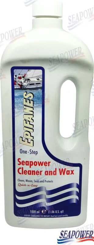 SEAPOWER CLEANER & WAX 1 LT.