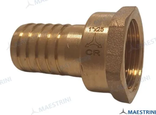 HOSE TAIL 1'' X 25 F. BRASS CR