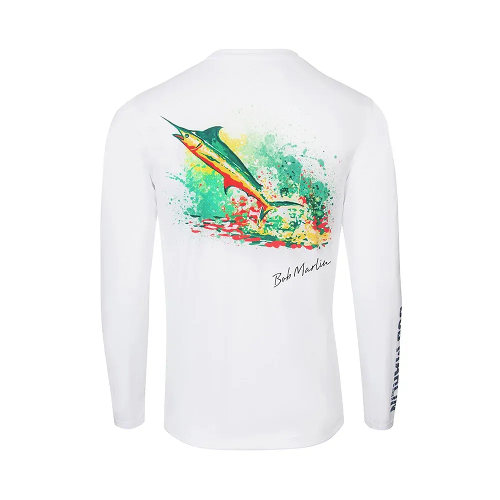 Performance Shirt Rasta Marlin White