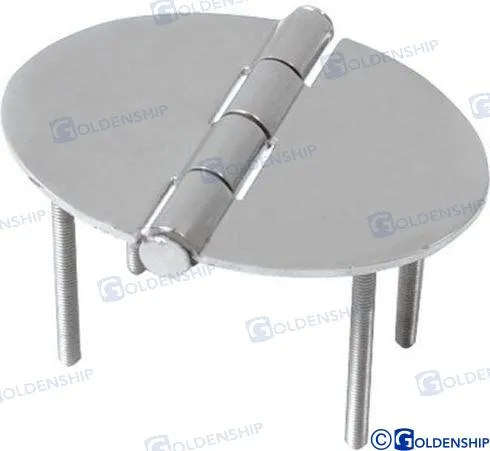 4 BOLTS INOX HINGE 51X35
