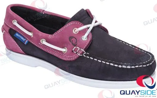 QUAYSIDE BERMUDA NAVY/PLUM - 42