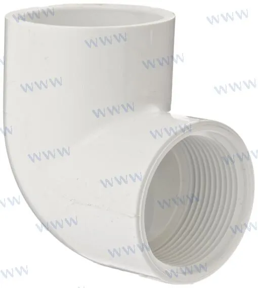 3.50" X 90 DEG ELBOW (WHITE)