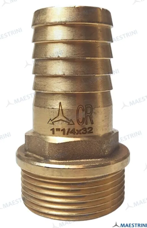 HOSE TAIL 1''1/4 X 32 M. BRASS CR