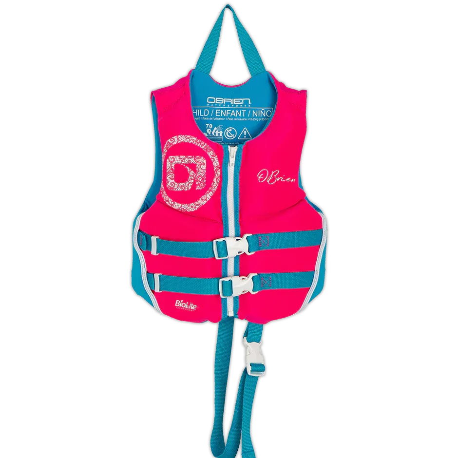 O'Brien Traditional Child Life Jacket - Pink