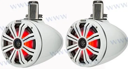 KM MARINE 8" (200 MM) TOWER COAXIAL WHIT