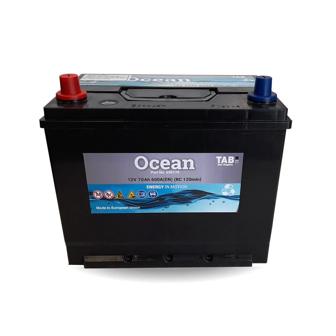 Sea Zone Ocean Battery 12V 70Ah 600A(EN) (RC 120Min)