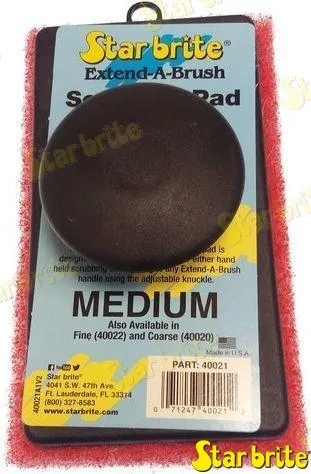 SCRUB PAD MEDIUM RED