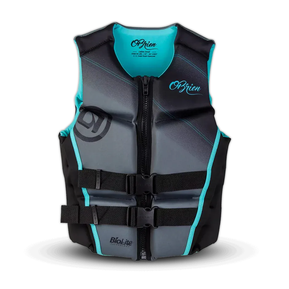 O'Brien Women's Flex V-Back LTD Life Jacket - Aqua