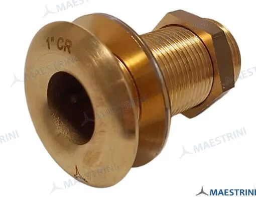 THROUGH HULL 1'' BRASS CR 