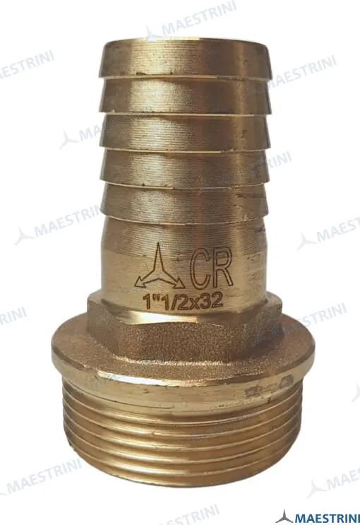 HOSE TAIL 1''1/2 X 32 M. BRASS CR