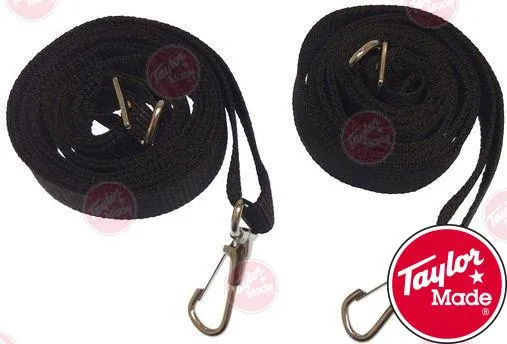 BLACK ADJUSTER STRAP 6 FT (PACK 2)