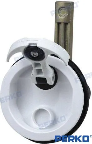 FLUSH LOCK WHITE