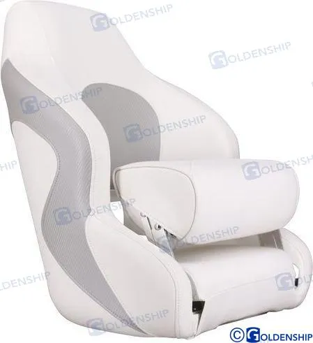 SPORT SEAT BOLSTER WHITE/GREY