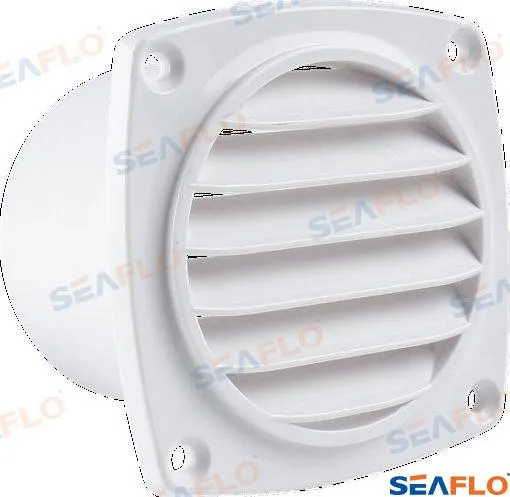 ROUND LOUVER AIR VENT 63,5*93,5 MM - WHI