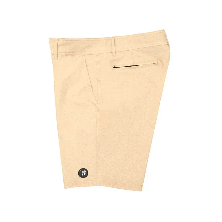 Recycled Fabric Hybrid Shorts Sand