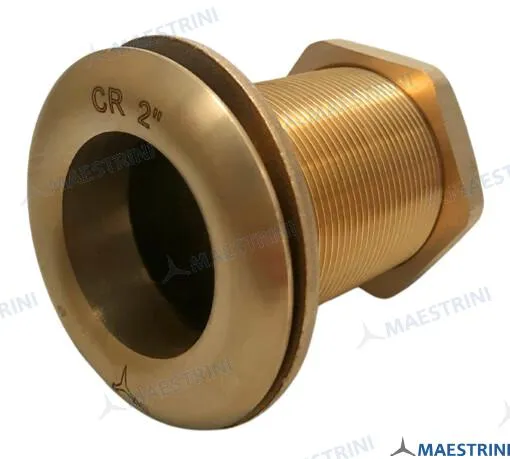 THROUGH HULL  2'' BRASS CR 