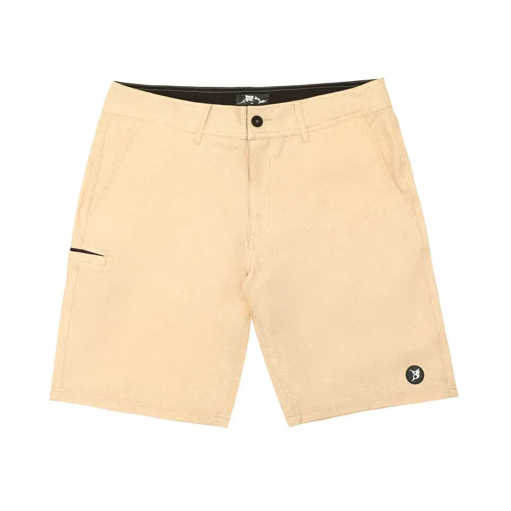 Recycled Fabric Hybrid Shorts Sand