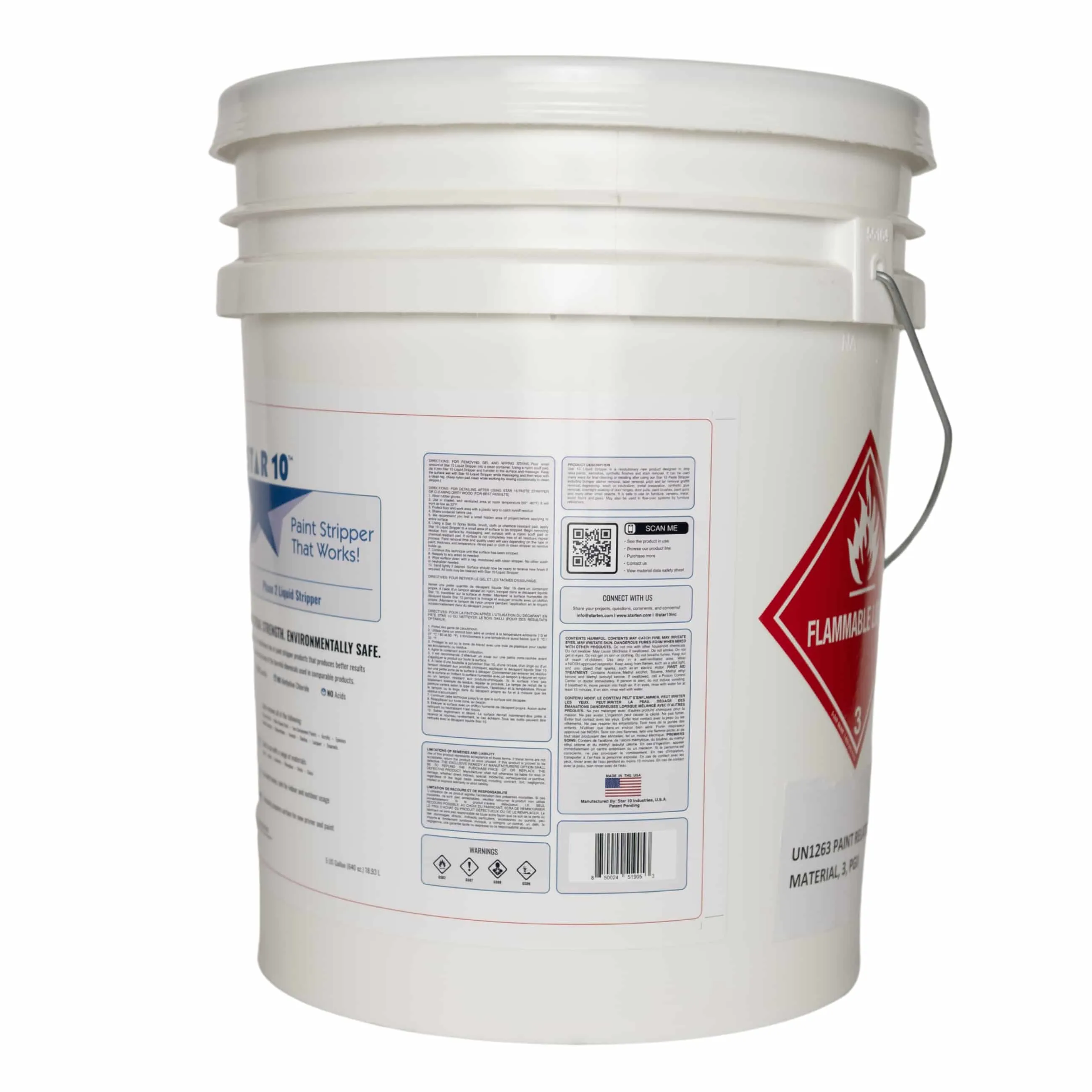 STAR 10 LIQUID PAINT STRIPPER | 5 GALLON PAIL