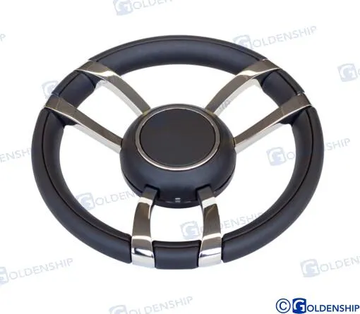 STEERING WHEEL MOD. 701A  LEATHER 350 MM