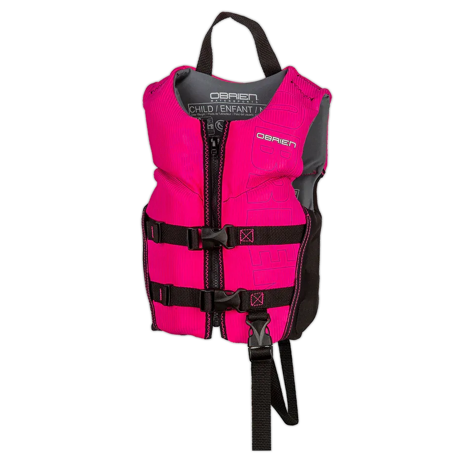 O'Brien Child Flex V-Back Life Jacket - Pink