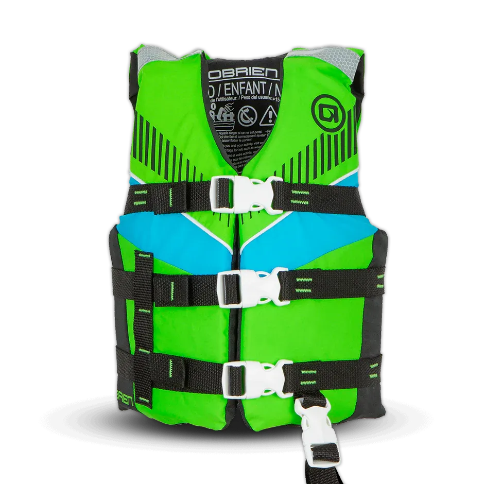 O'Brien Child Nylon Life Jacket - Green